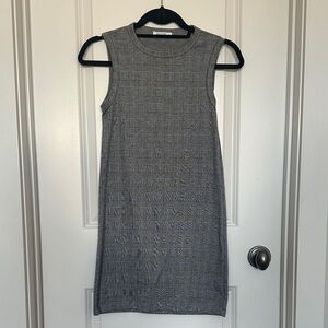 Antistar Chic Gray Sleeveless Mini Dress